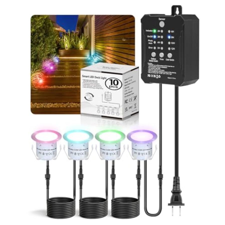 Outdoor Lighting Kits Low Voltage - Комплект RGB-светильников для террасы с низковольтным