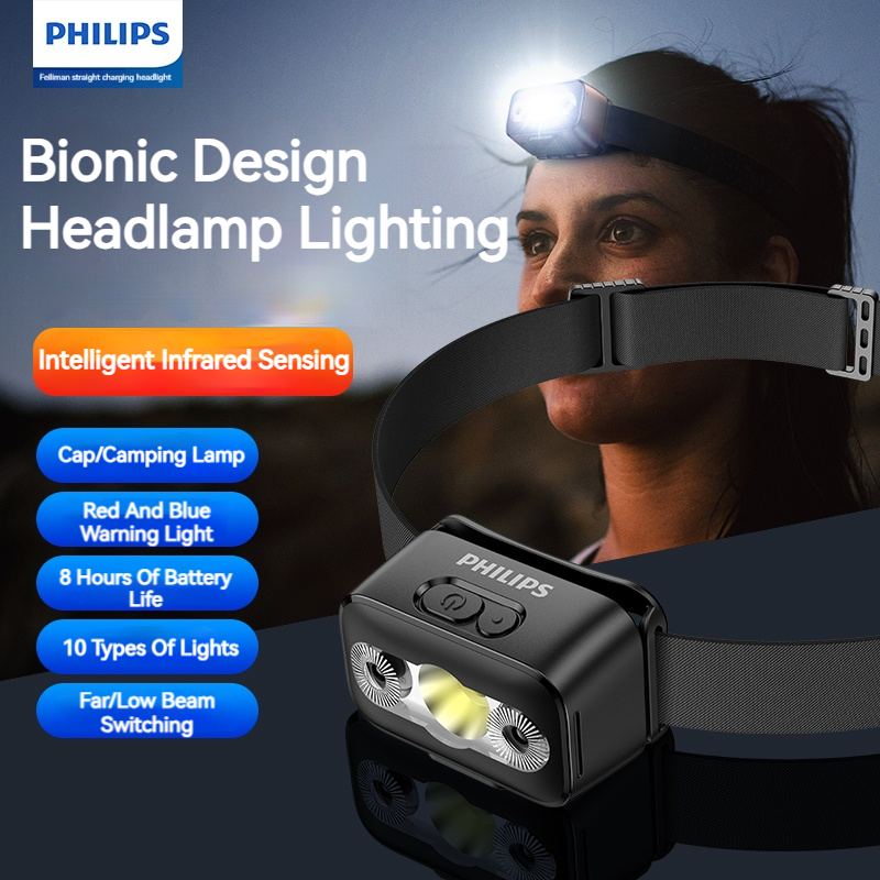 Outdoor Lighting With Sensor - Philips светодиодный налобный фонарь с датчиком,