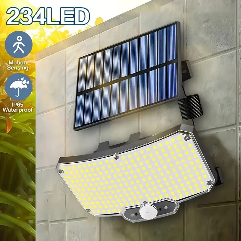 Outdoor Lighting With Sensor - Солнечные уличные светильники 234LED с датчиком