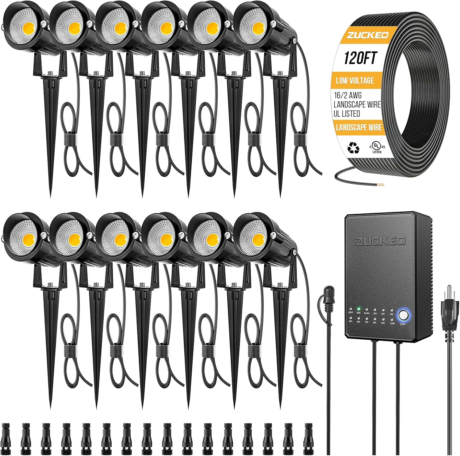 Outdoor Lighting Kits Low Voltage - Комплект универсального низковольтного ландшафтного освещения 5