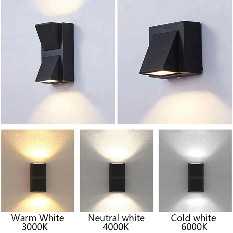 Outdoor Lighting Up And Down - Светодиодный настенный светильник IP65, уличный водонепроницаемый