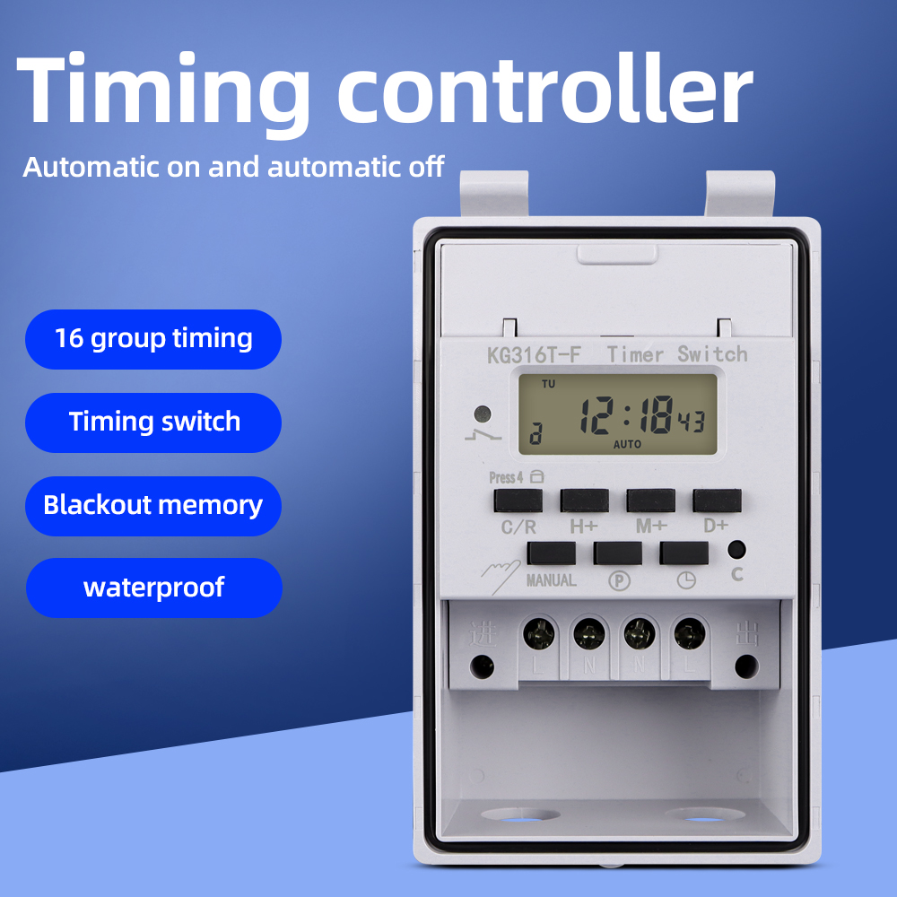 Outdoor Lighting Timer Switch - Цифровой таймер 220 В 30 А