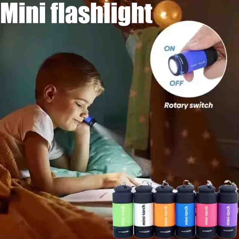 Outdoor Lighting Guide - USB-перезаряжаемый мини-фонарик для кемпинга, мощный карманный