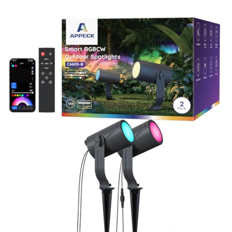 Outdoor Lighting Kits Low Voltage - Уличный точечный светильник 600 лм, умный