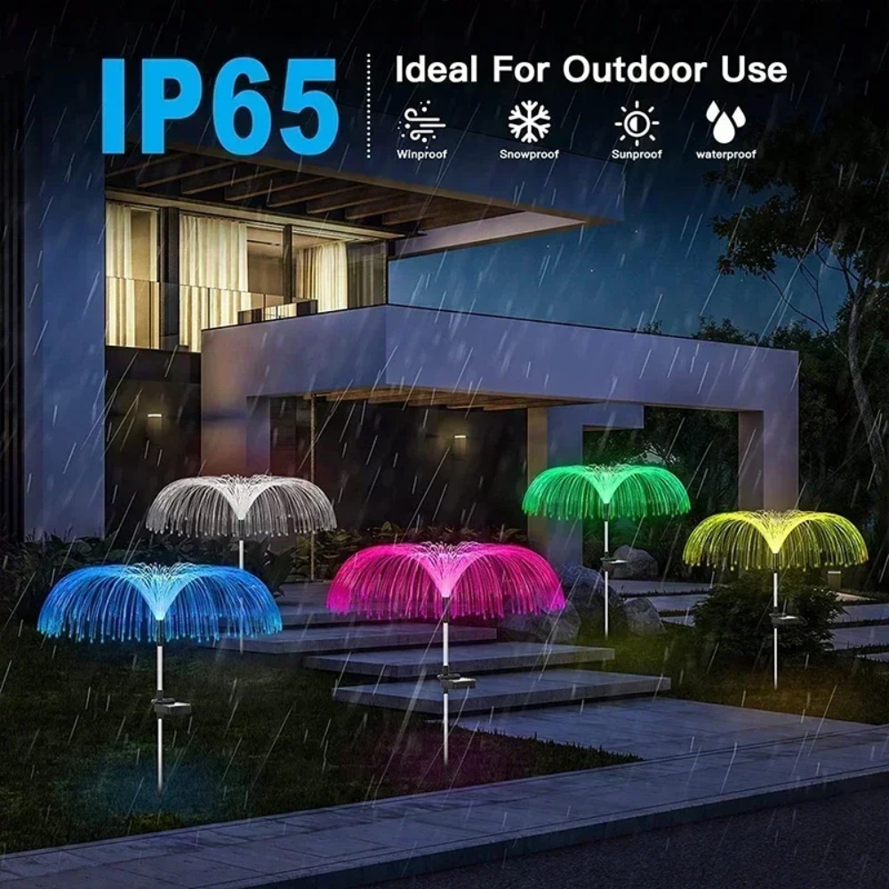 Outdoor Lighting Jellyfish - Светильники в виде медуз, меняющие цвет,