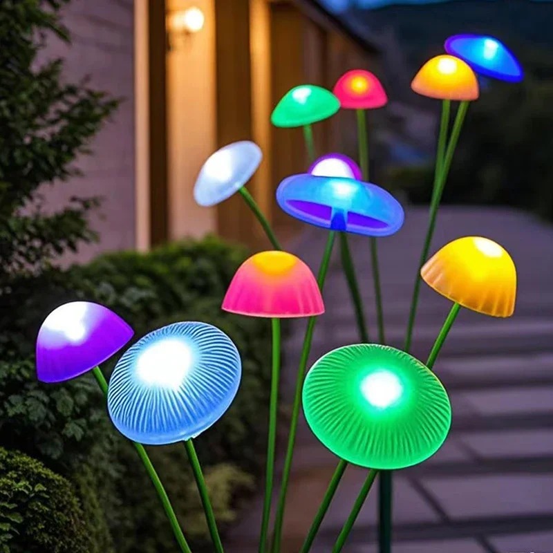 Outdoor Lighting Jellyfish - Солнечные медузы, уличный патио, пейзаж, оптоволоконный
