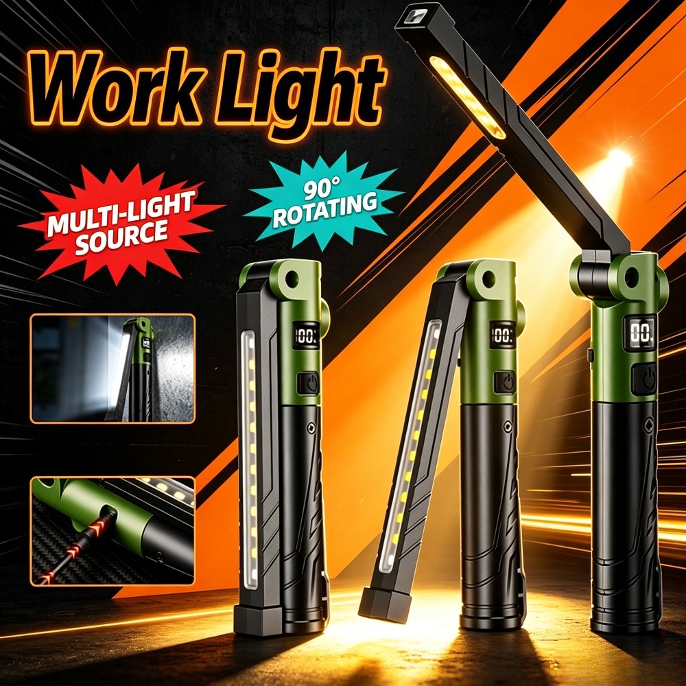 Outdoor Lighting Landscape - Долговечный сверхъяркий уличный фонарь, портативный, складной,