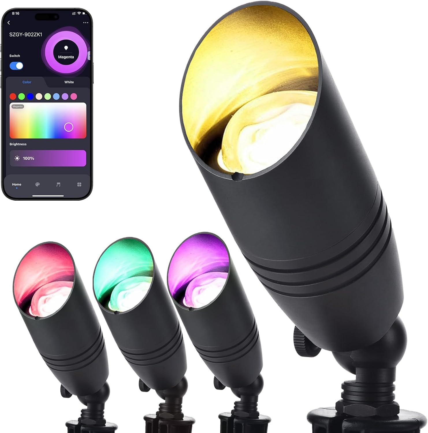 Outdoor Lighting Kits Low Voltage - Комплект ландшафтного освещения RGB с низким