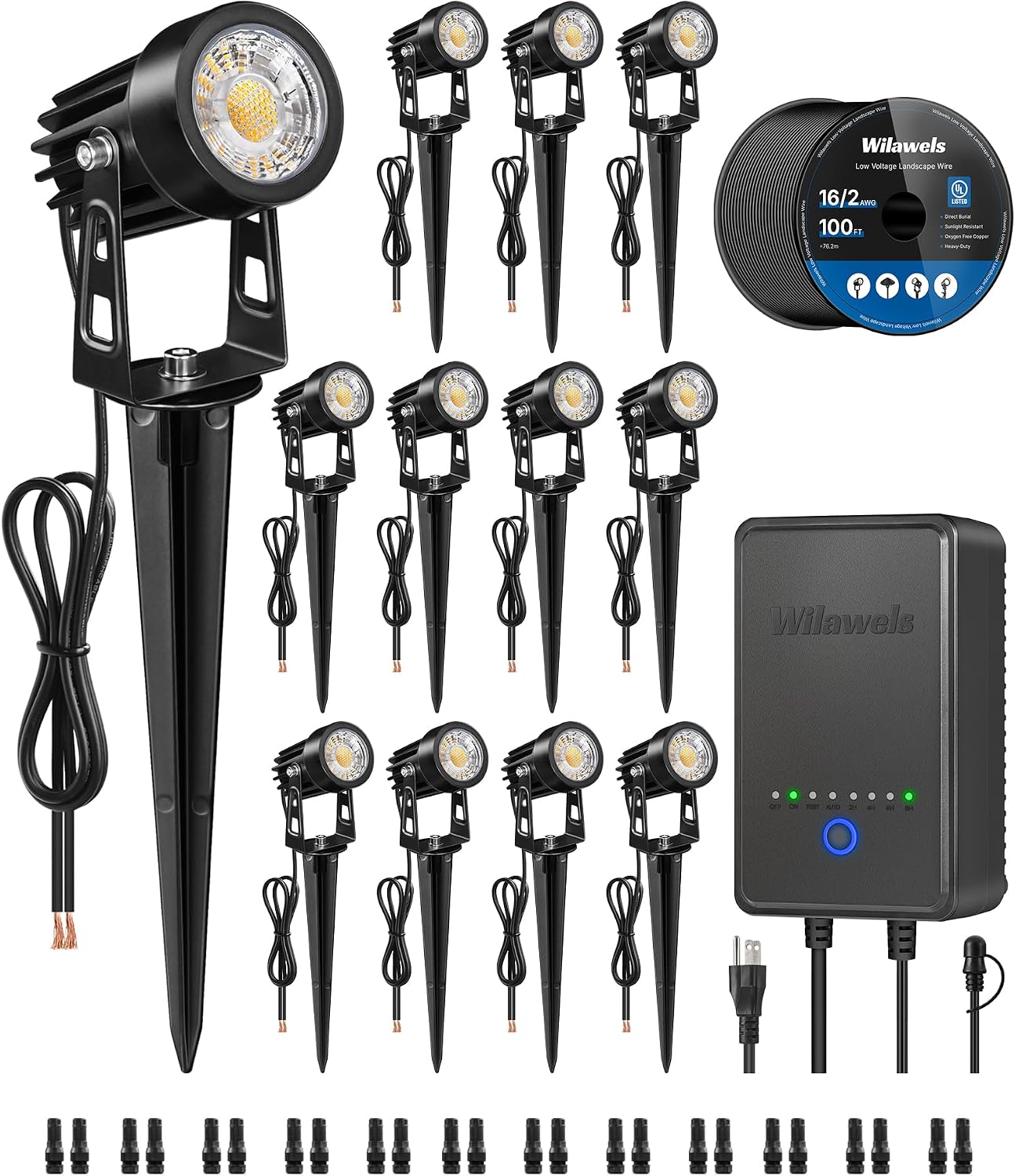 Outdoor Lighting Kits Low Voltage - Комплект ландшафтного освещения LED «Всё в