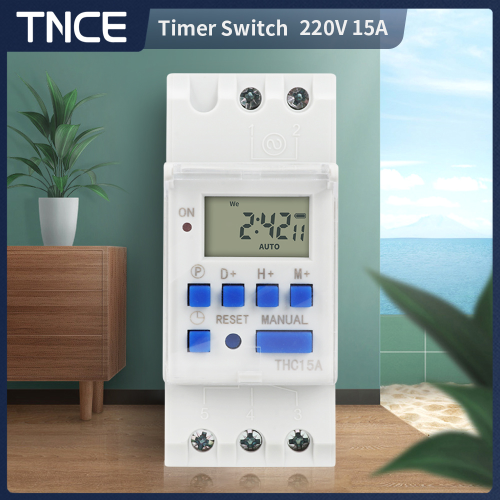 Outdoor Lighting Timer Switch - TNCE 220 В таймер THC15A мини-размер
