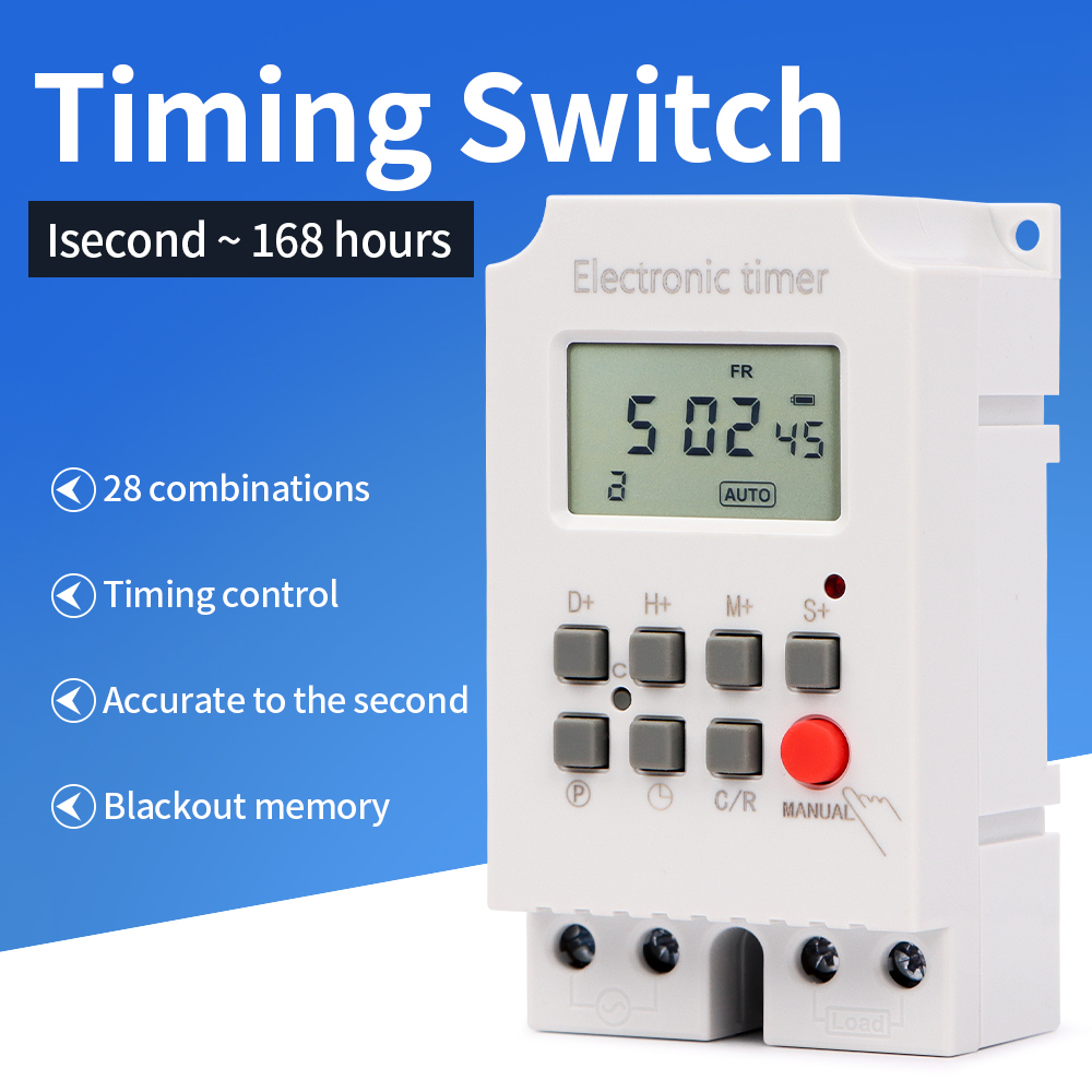 Outdoor Lighting Timer Switch - Цифровой таймерный выключатель 7 дней, программируемый