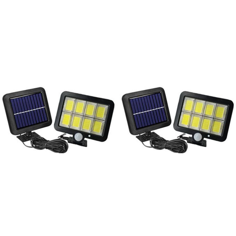 2X 160 COB Солнечный светильни – обзор и цена Outdoor Lighting Battery Powered