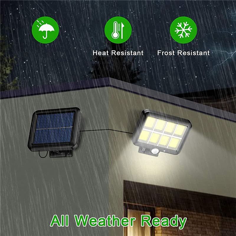 2X 160 COB Солнечный светильни – обзор и цена Outdoor Lighting Battery Powered