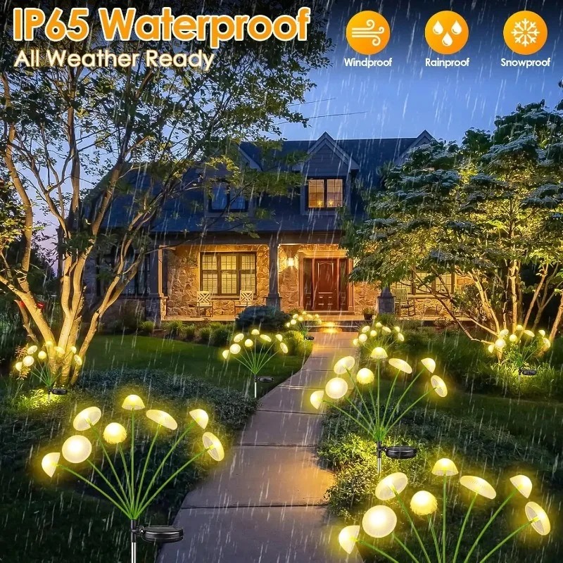 Солнечные светодиодные светиль – обзор и цена Outdoor Lighting Jellyfish