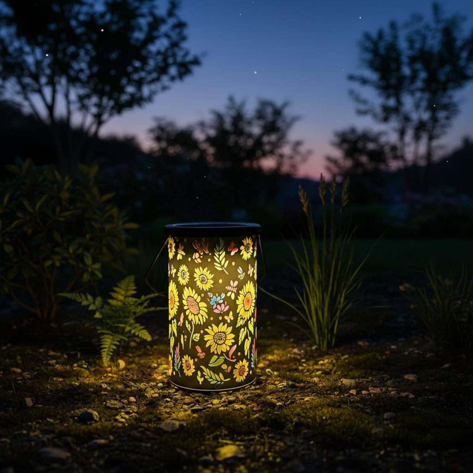 Солнечный фонарь с цветочным у – обзор и цена Outdoor Lighting Battery Powered