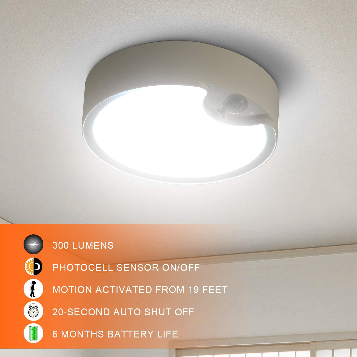 Потолочные светильники с датчи – обзор и цена Outdoor Lighting Battery Powered
