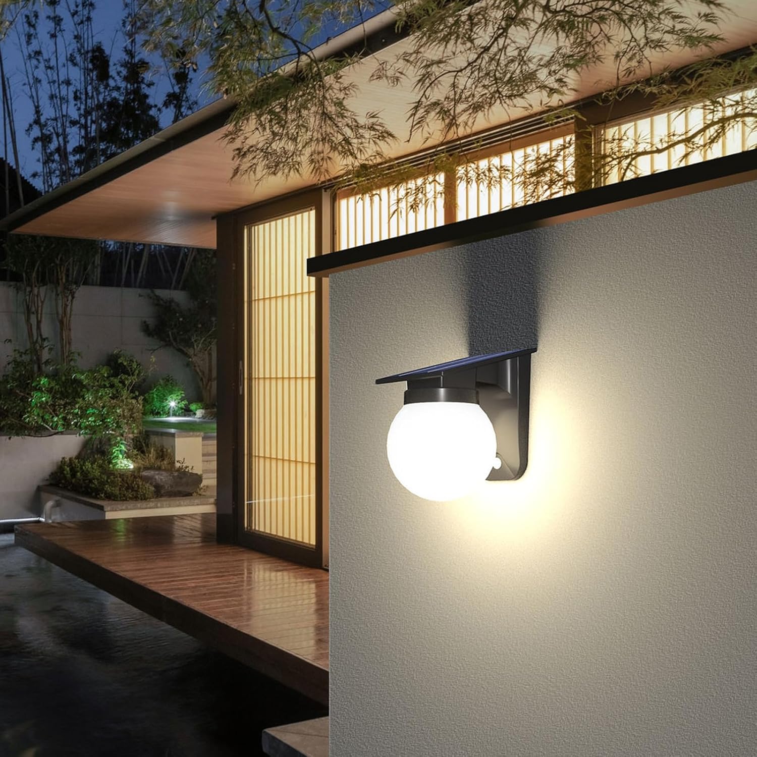 Солнечные сферические настенны – обзор и цена Outdoor Lighting For Fence