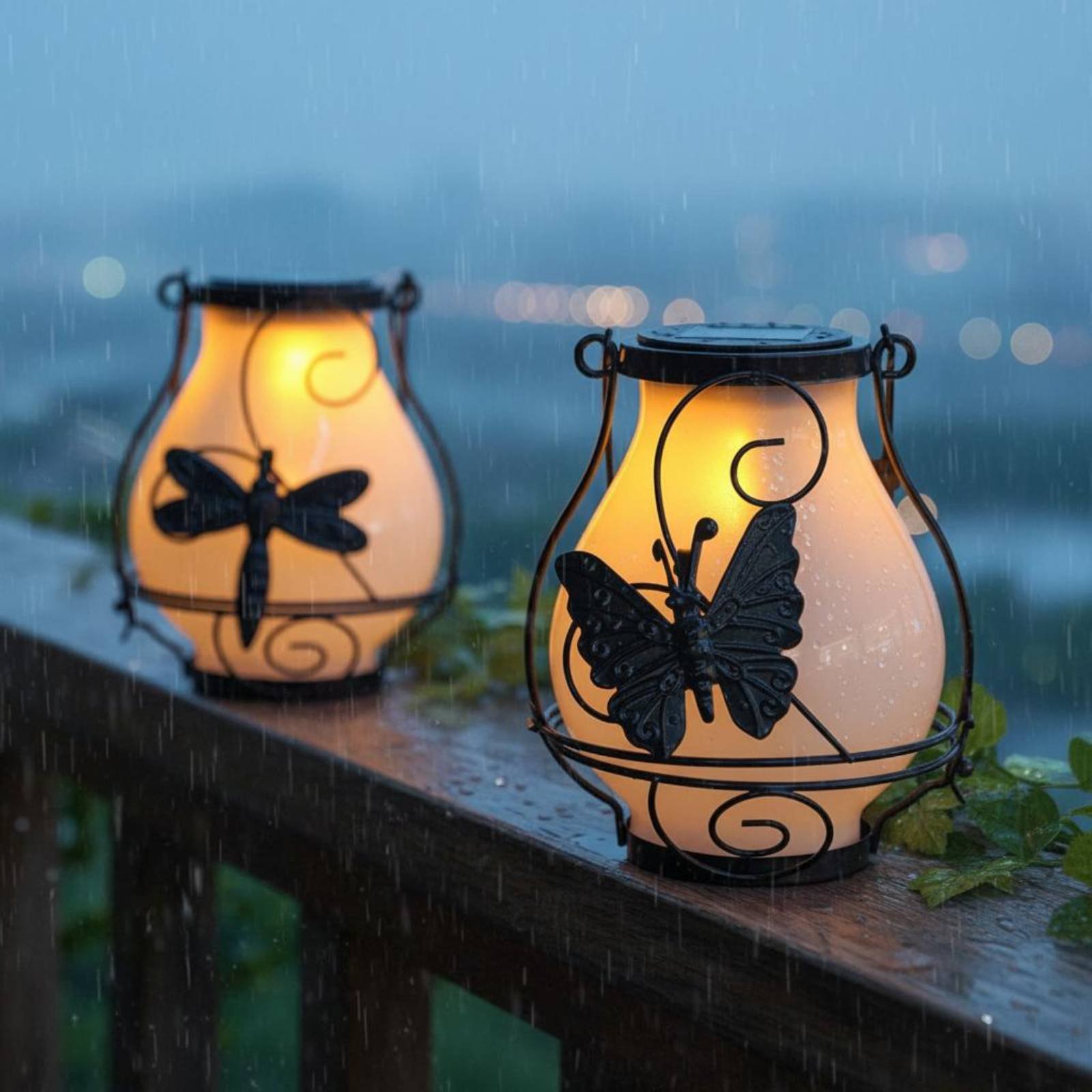 Солнечный фонарь-бабочка, водо – обзор и цена Outdoor Lighting Battery Powered