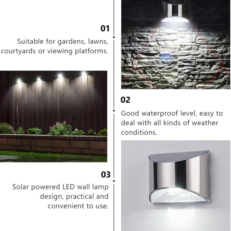 2 шт. солнечный садовый светил – обзор и цена Outdoor Lighting Up And Down