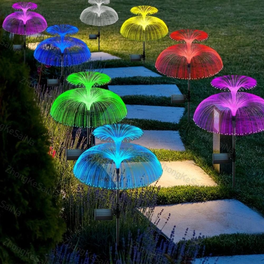 Солнечная лампа-медуза с 1/2/3 – обзор и цена Outdoor Lighting Jellyfish