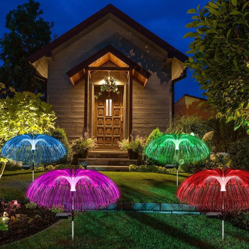 Солнечная лампа-медуза с 1/2/3 – обзор и цена Outdoor Lighting Jellyfish