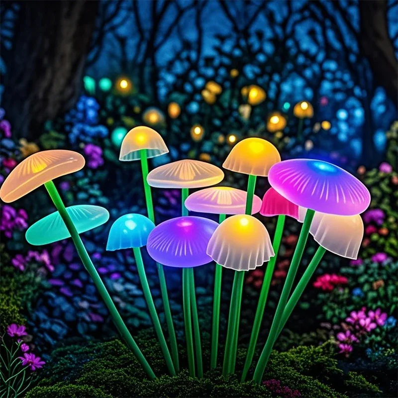 Солнечные светодиодные светиль – обзор и цена Outdoor Lighting Jellyfish