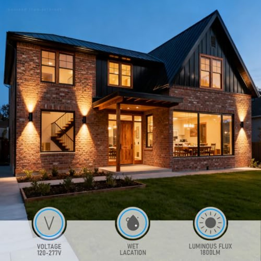 Наружный цилиндрический настен – обзор и цена Outdoor Lighting Up And Down