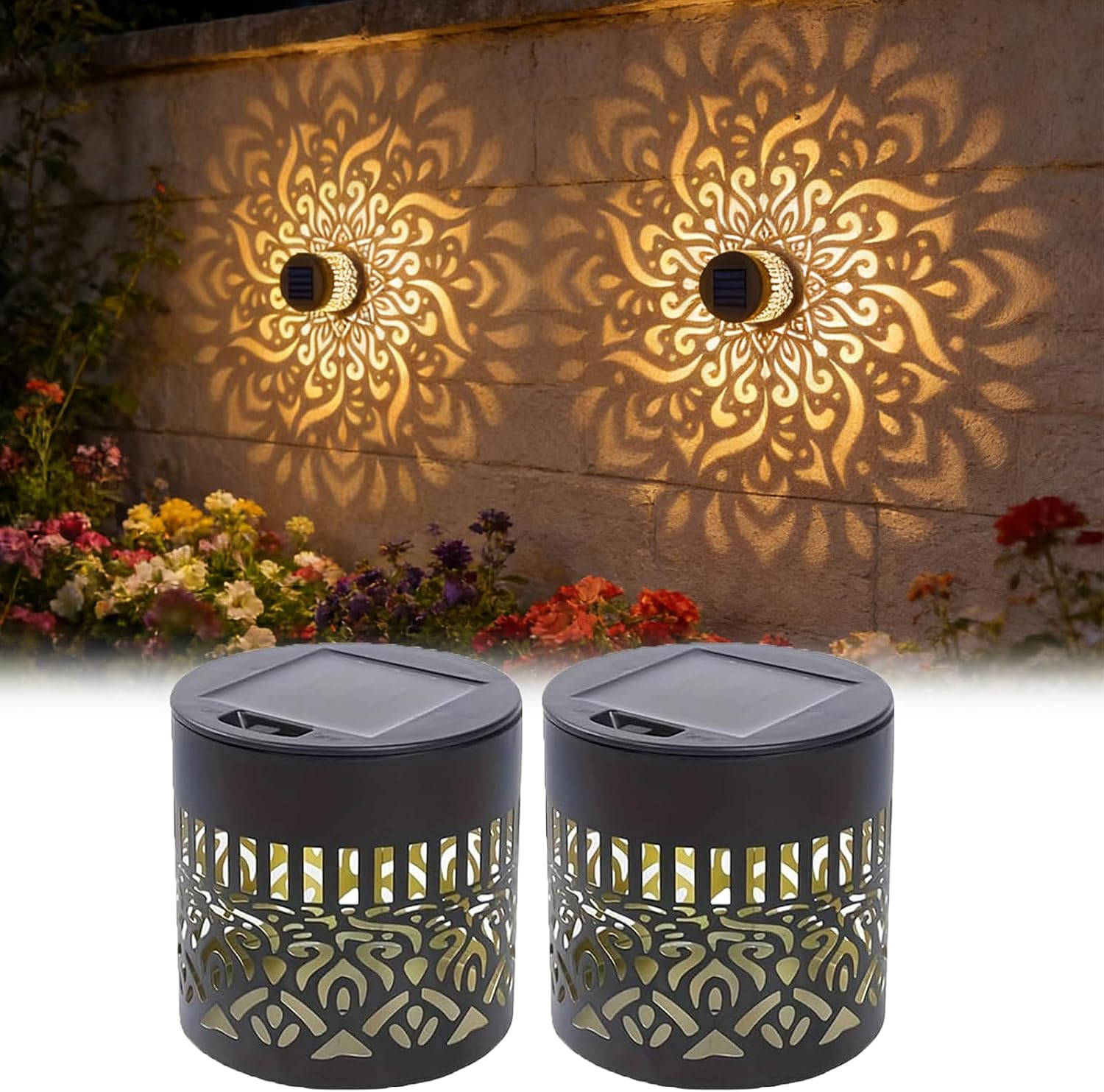 Набор из 2 солнечных садовых ф – обзор и цена Outdoor Lighting For Fence