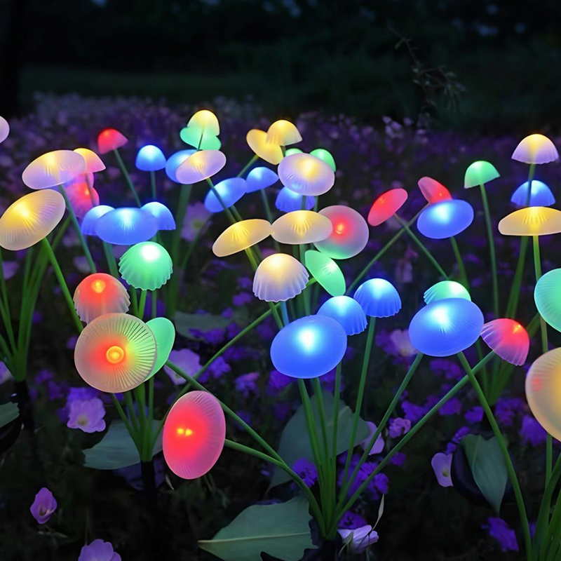 Светодиодные солнечные светиль – обзор и цена Outdoor Lighting Jellyfish