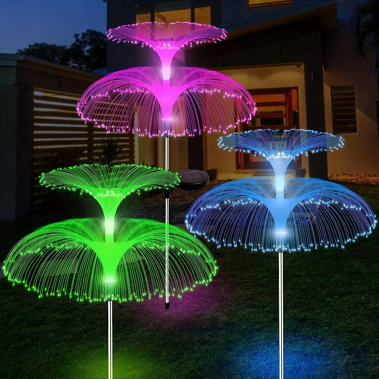 Светодиодные уличные солнечные – обзор и цена Outdoor Lighting Jellyfish