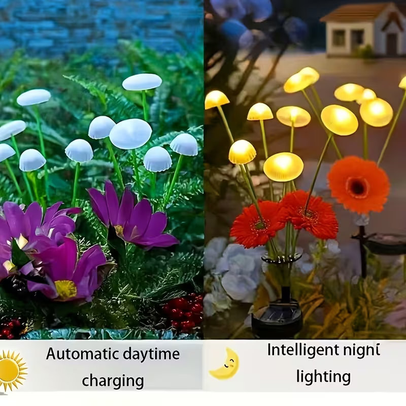 Солнечные светильники в форме  – обзор и цена Outdoor Lighting Jellyfish